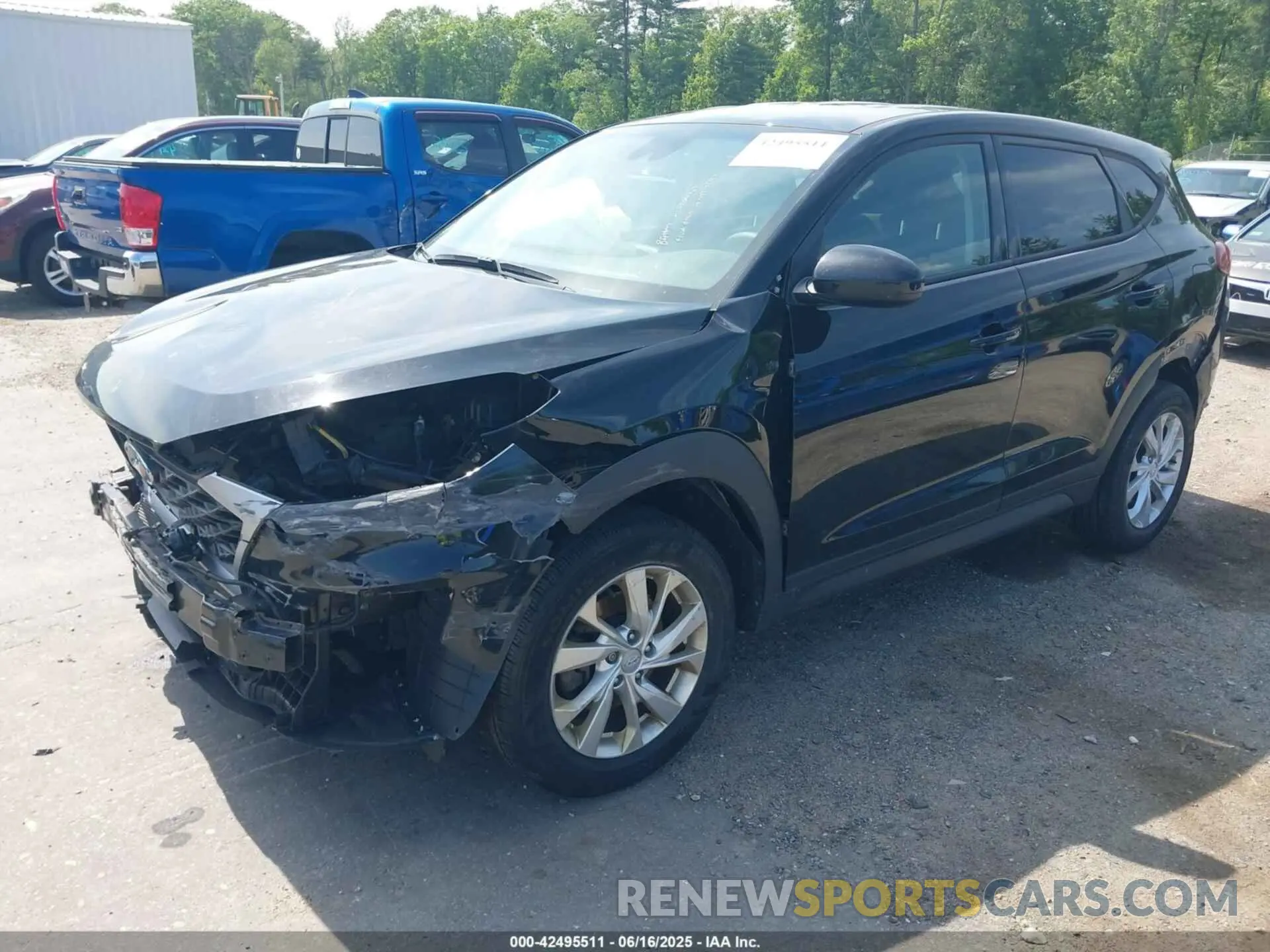 2 fotografías del automóvil dañado KM8J2CA43MU383007 HYUNDAI TUCSON 2021
