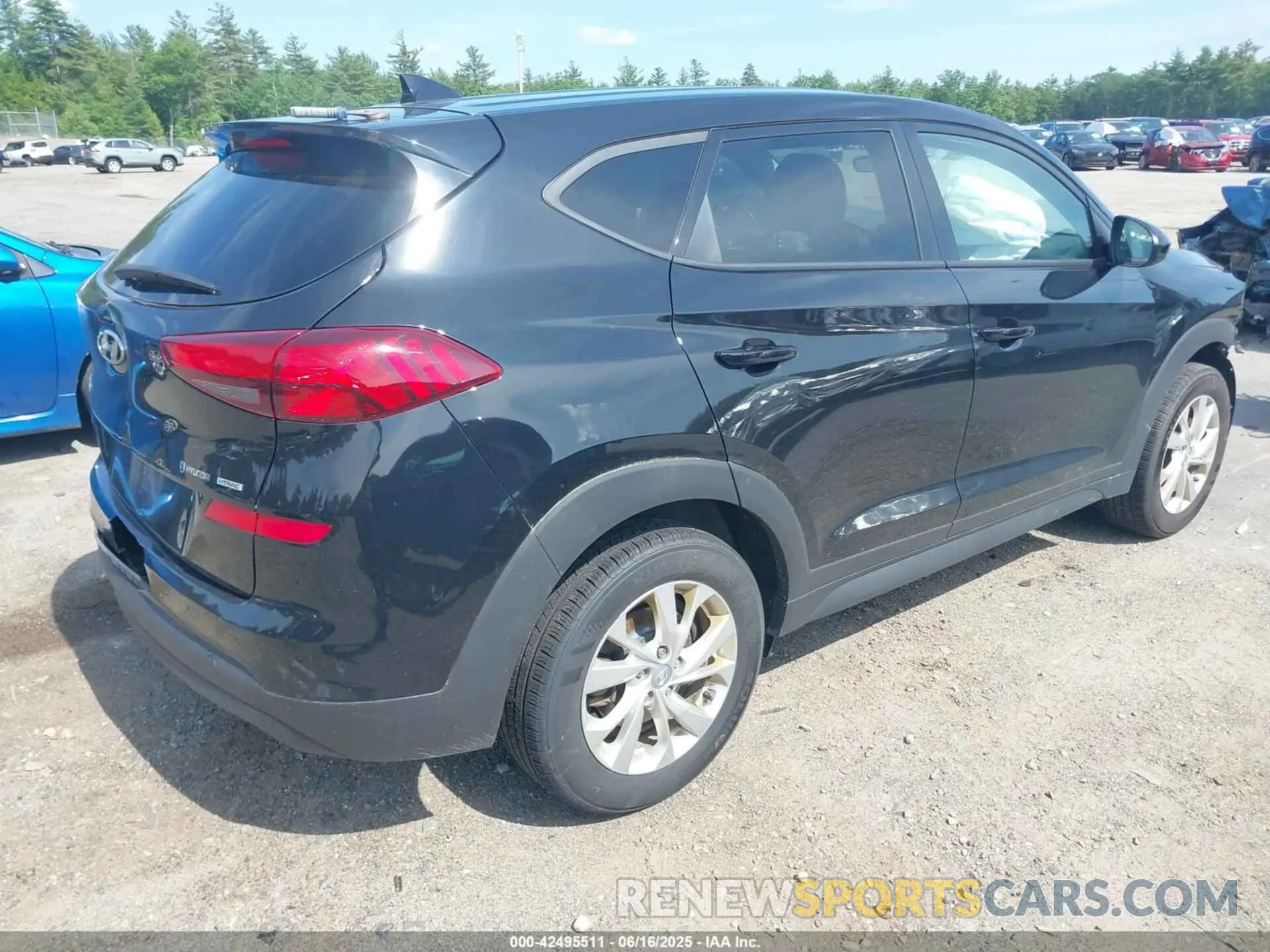 4 fotografías del automóvil dañado KM8J2CA43MU383007 HYUNDAI TUCSON 2021