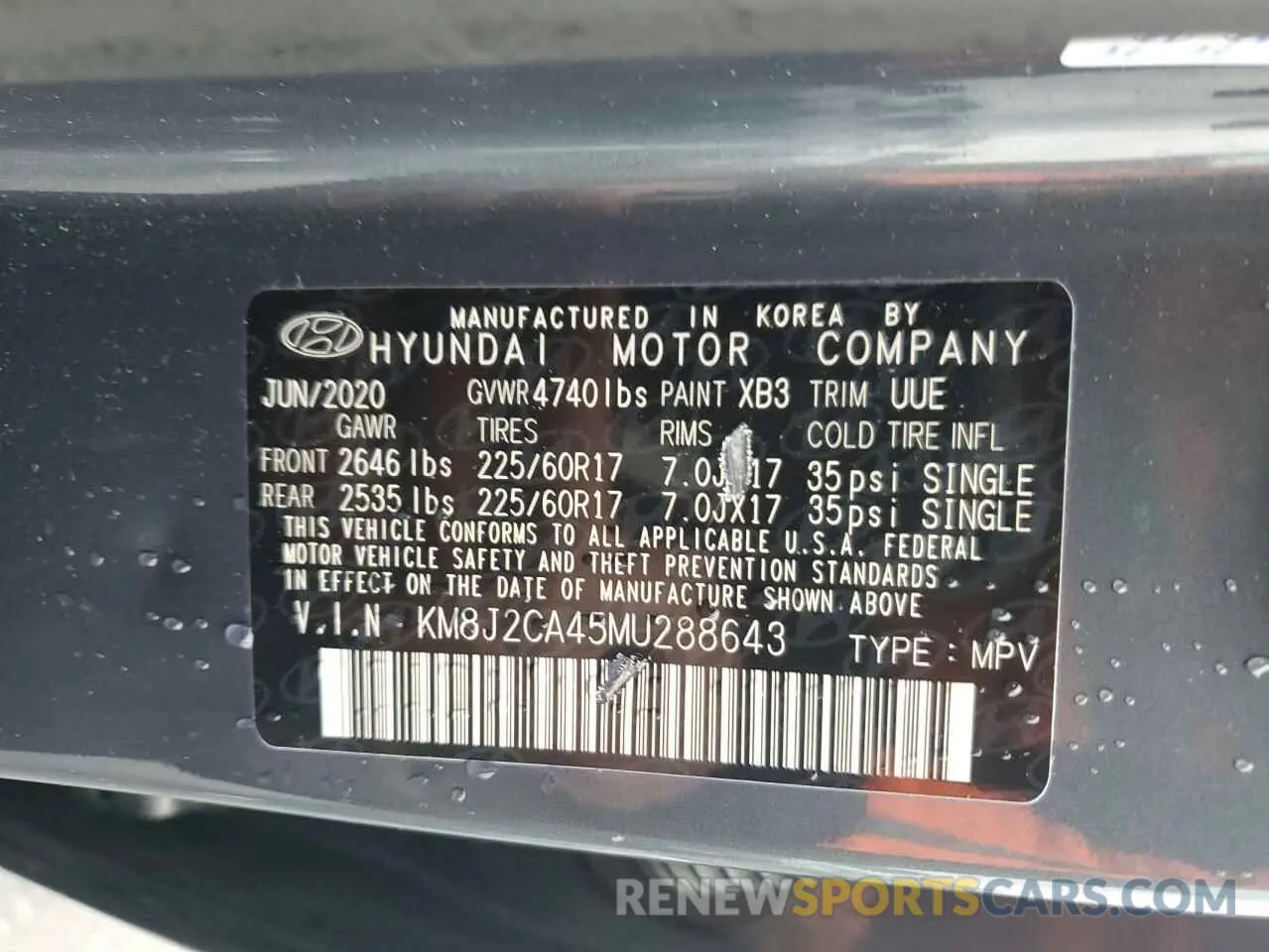 13 fotografías del automóvil dañado KM8J2CA45MU288643 HYUNDAI TUCSON 2021