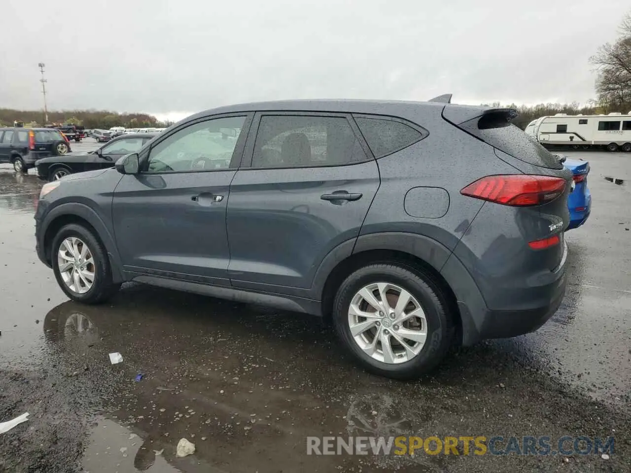 2 fotografías del automóvil dañado KM8J2CA45MU288643 HYUNDAI TUCSON 2021