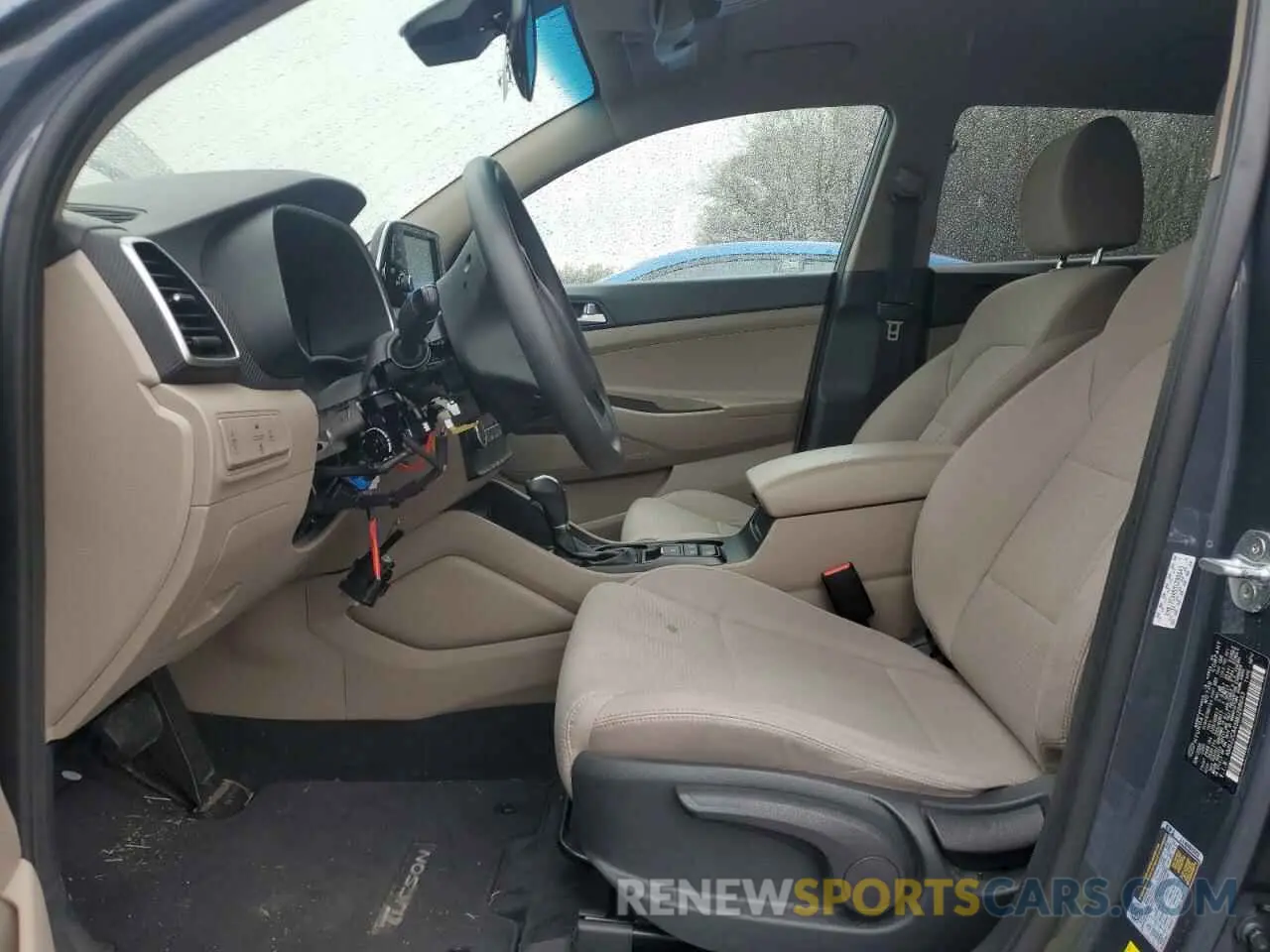 7 fotografías del automóvil dañado KM8J2CA45MU288643 HYUNDAI TUCSON 2021