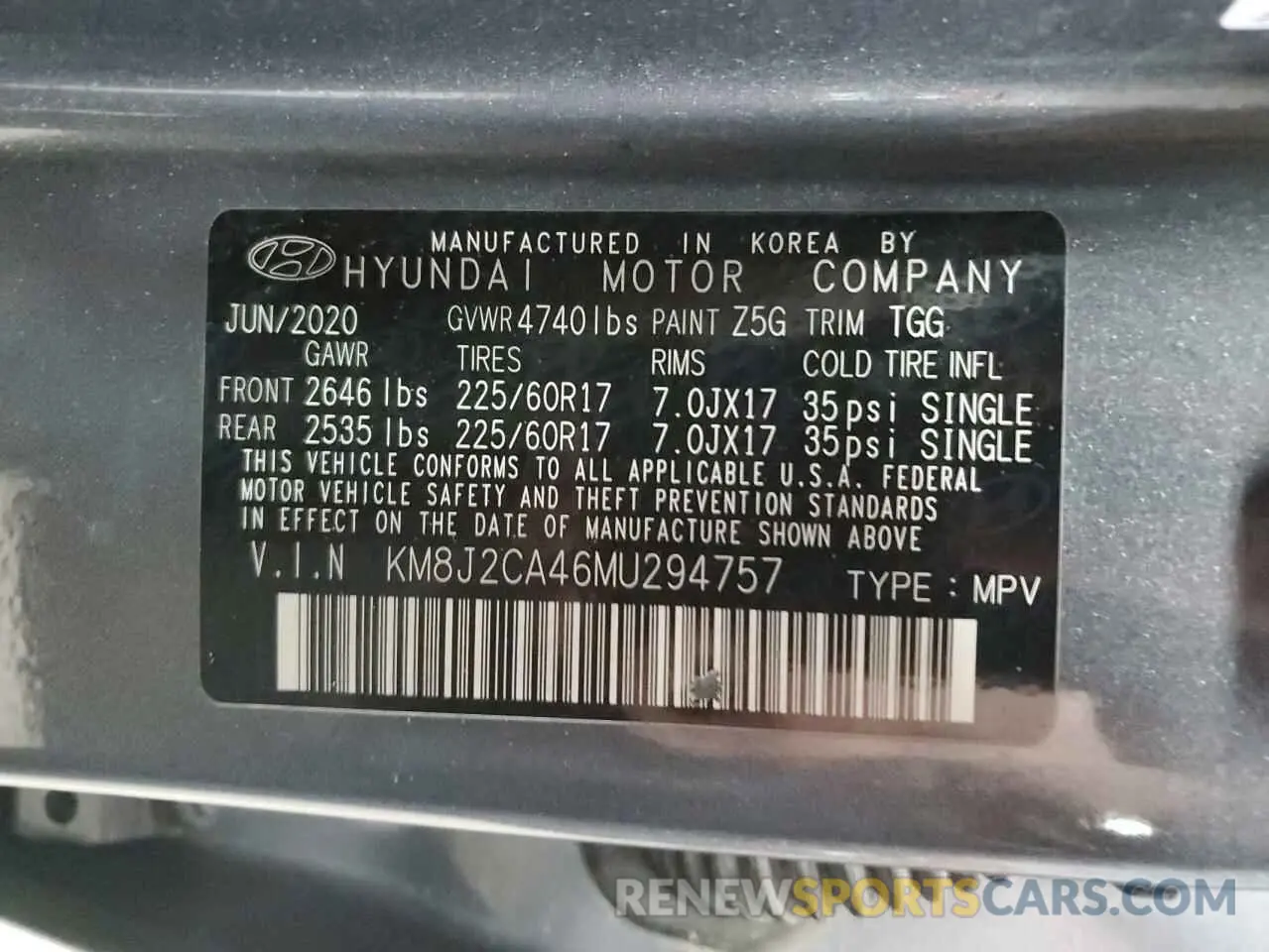 13 fotografías del automóvil dañado KM8J2CA46MU294757 HYUNDAI TUCSON 2021