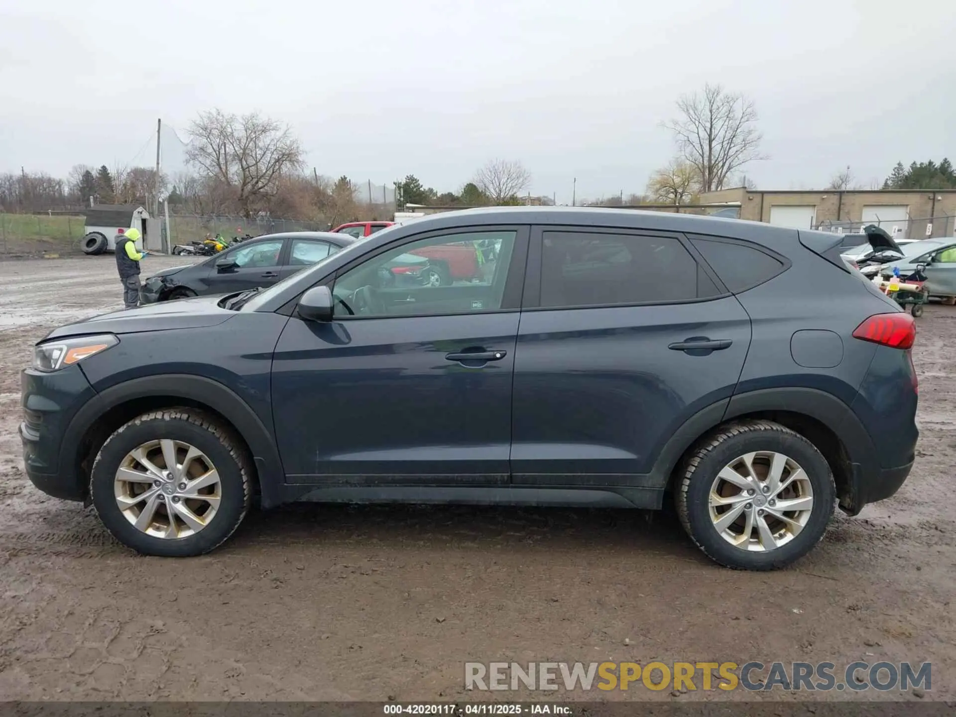 14 fotografías del automóvil dañado KM8J2CA47MU345831 HYUNDAI TUCSON 2021