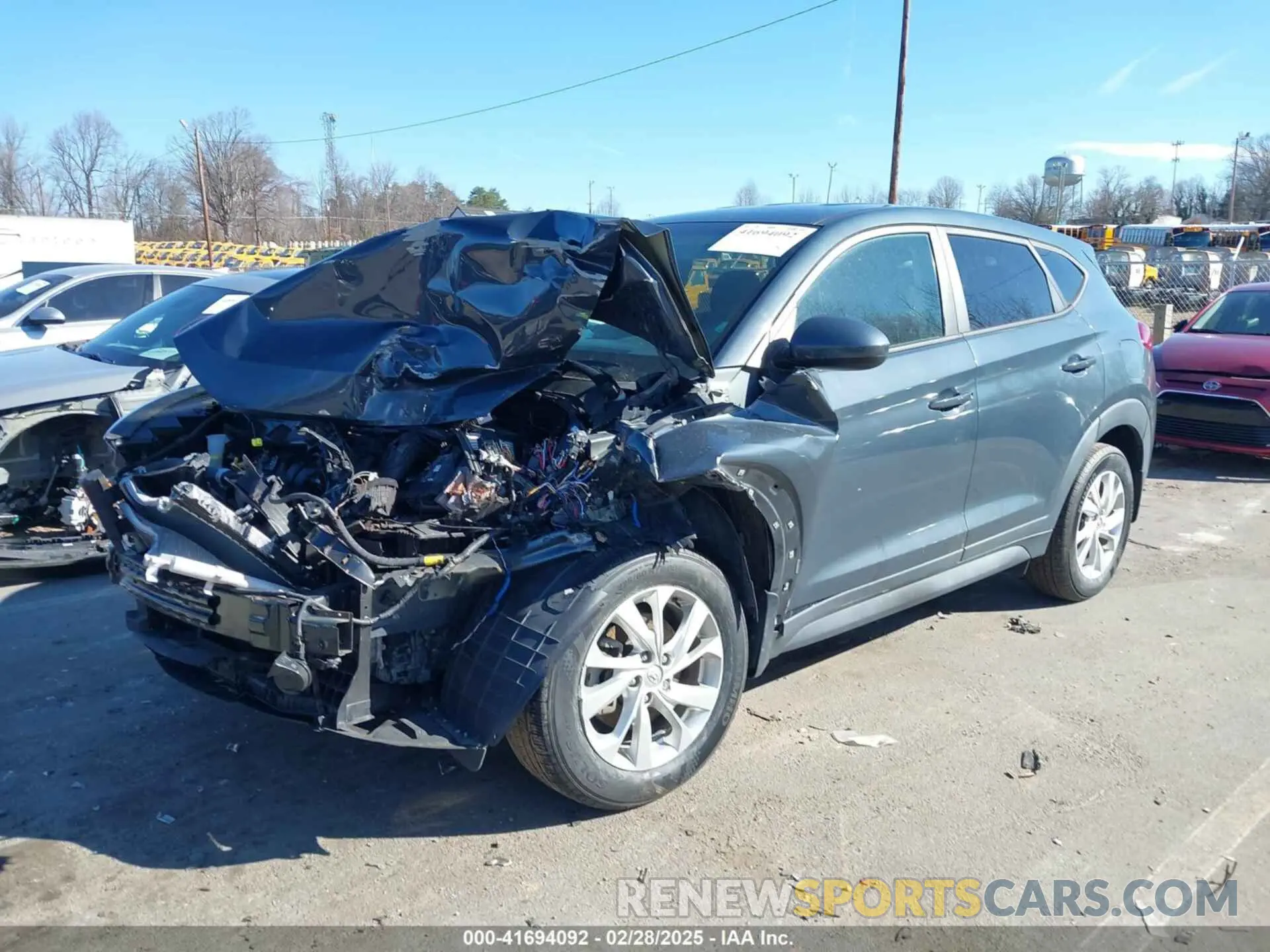 2 fotografías del automóvil dañado KM8J2CA49MU332899 HYUNDAI TUCSON 2021