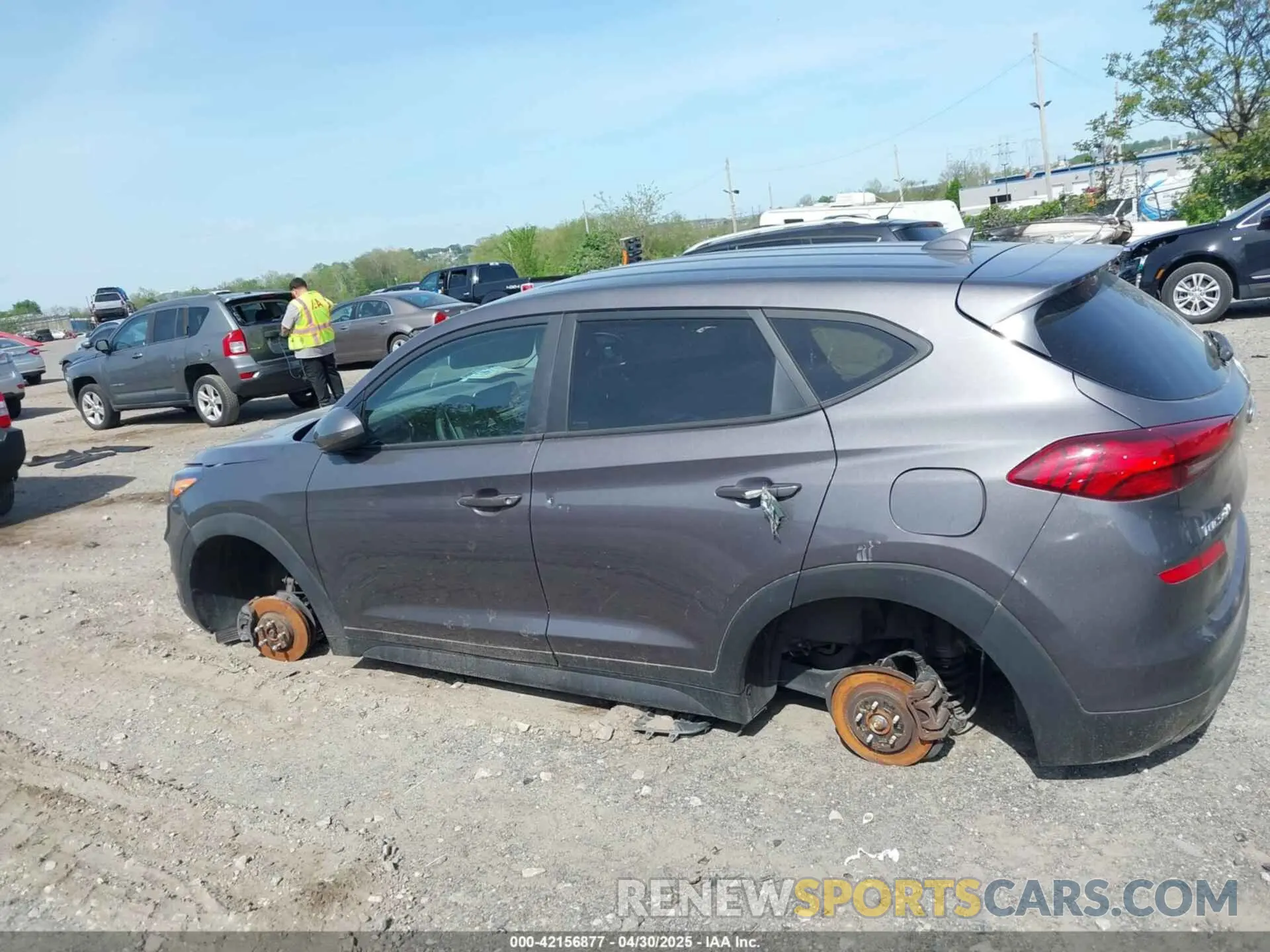 18 fotografías del automóvil dañado KM8J2CA49MU390950 HYUNDAI TUCSON 2021