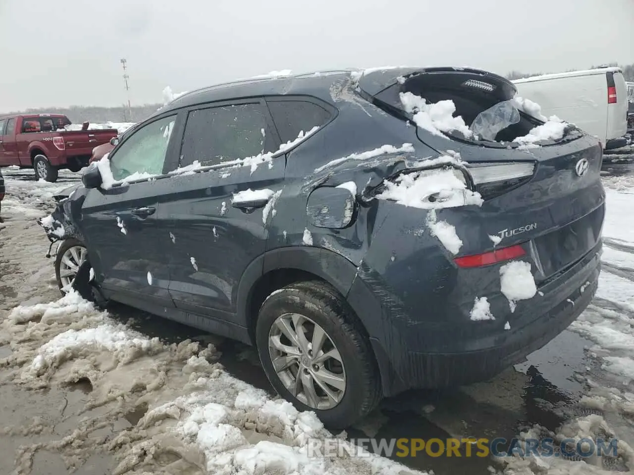 2 fotografías del automóvil dañado KM8J33A40MU286876 HYUNDAI TUCSON 2021
