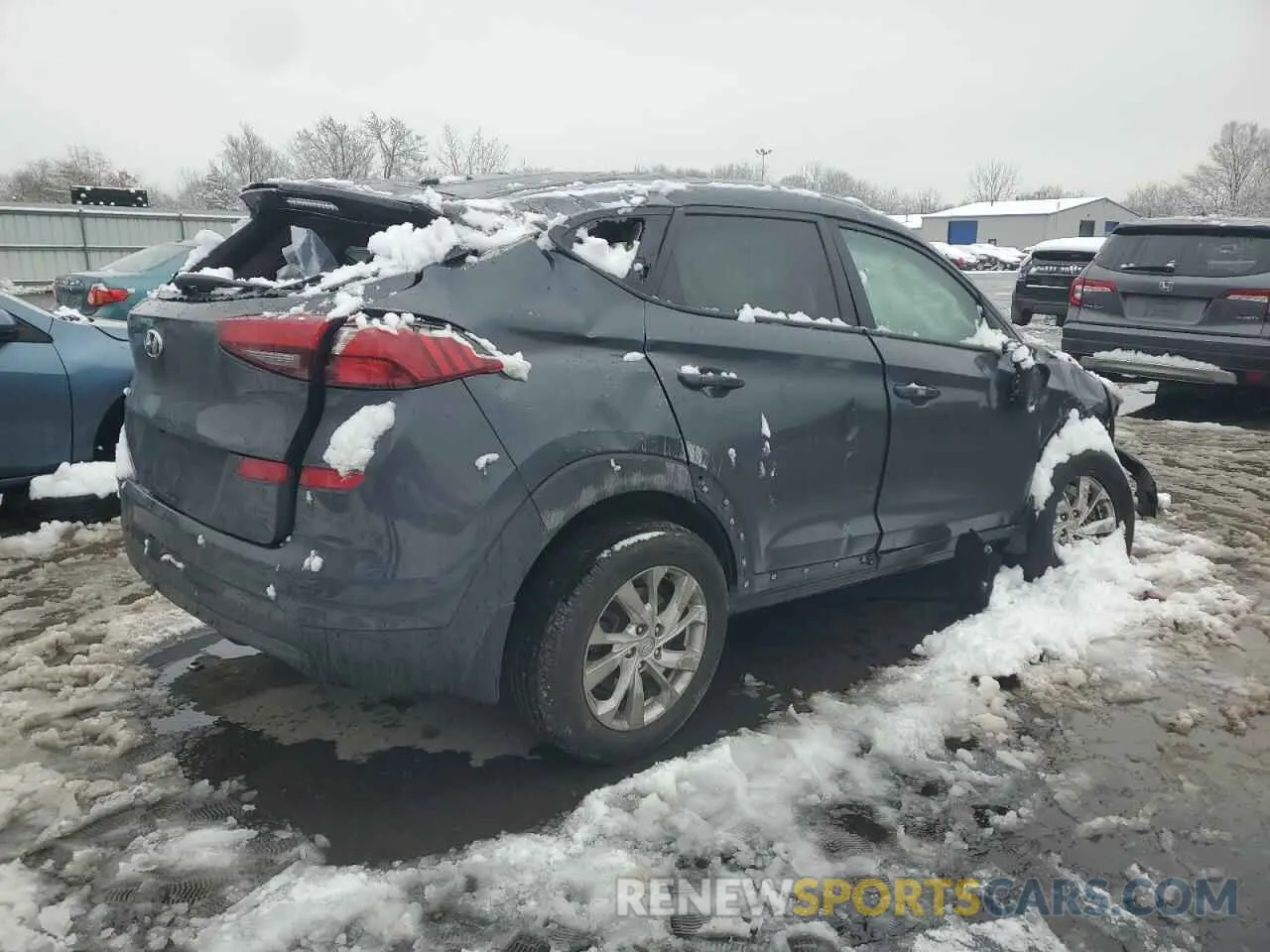 3 fotografías del automóvil dañado KM8J33A40MU286876 HYUNDAI TUCSON 2021