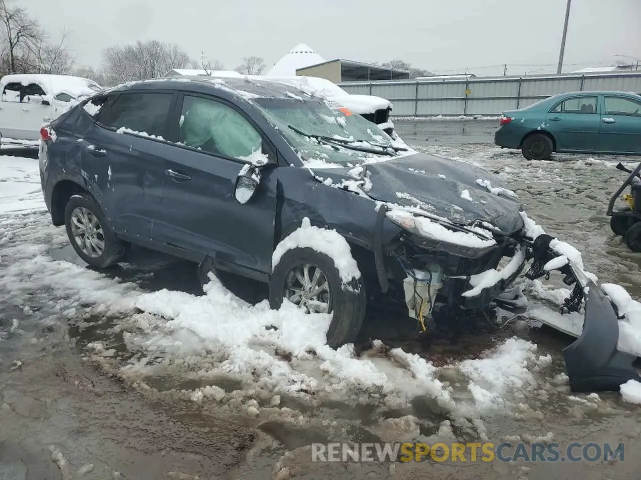 4 fotografías del automóvil dañado KM8J33A40MU286876 HYUNDAI TUCSON 2021