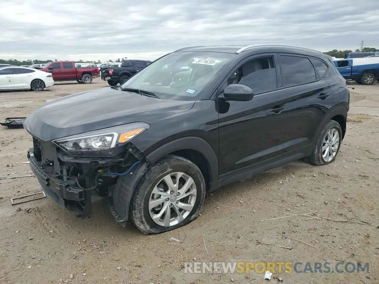 1 fotografías del automóvil dañado KM8J33A40MU297201 HYUNDAI TUCSON 2021