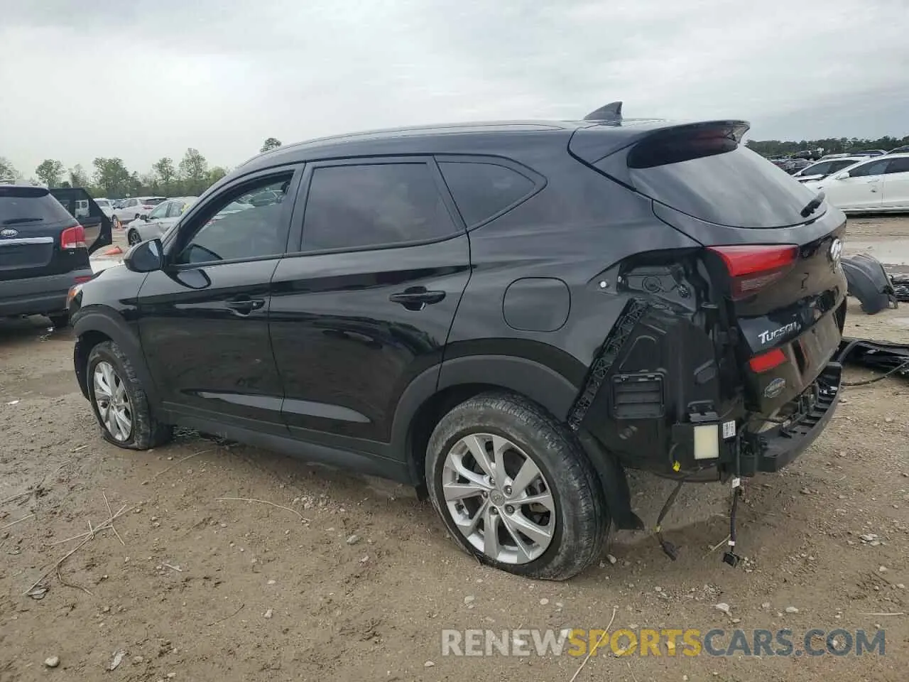 2 fotografías del automóvil dañado KM8J33A40MU297201 HYUNDAI TUCSON 2021