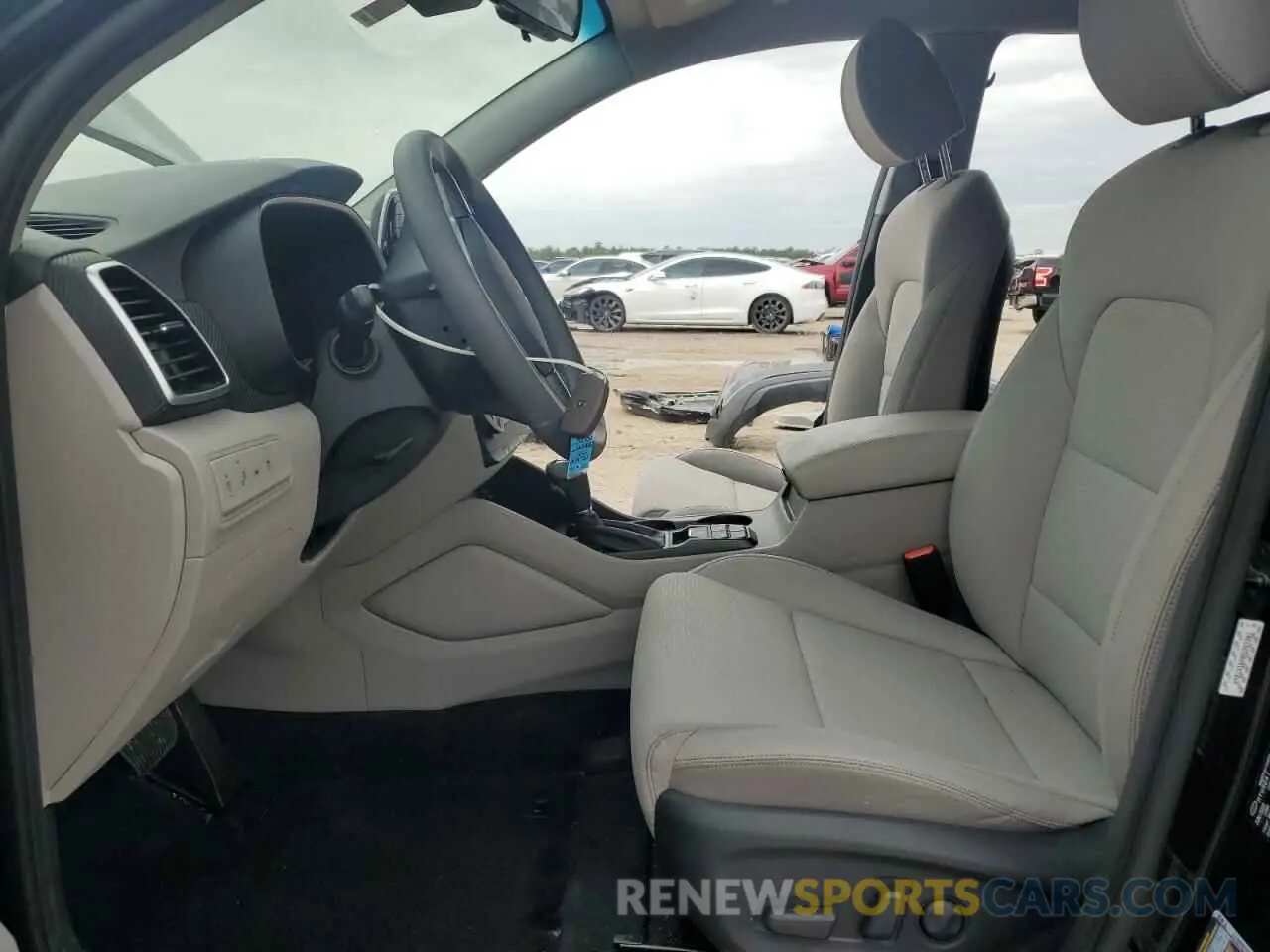7 fotografías del automóvil dañado KM8J33A40MU297201 HYUNDAI TUCSON 2021