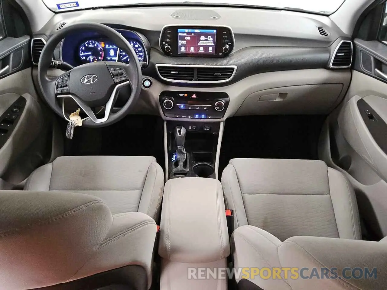 8 fotografías del automóvil dañado KM8J33A42MU392228 HYUNDAI TUCSON 2021