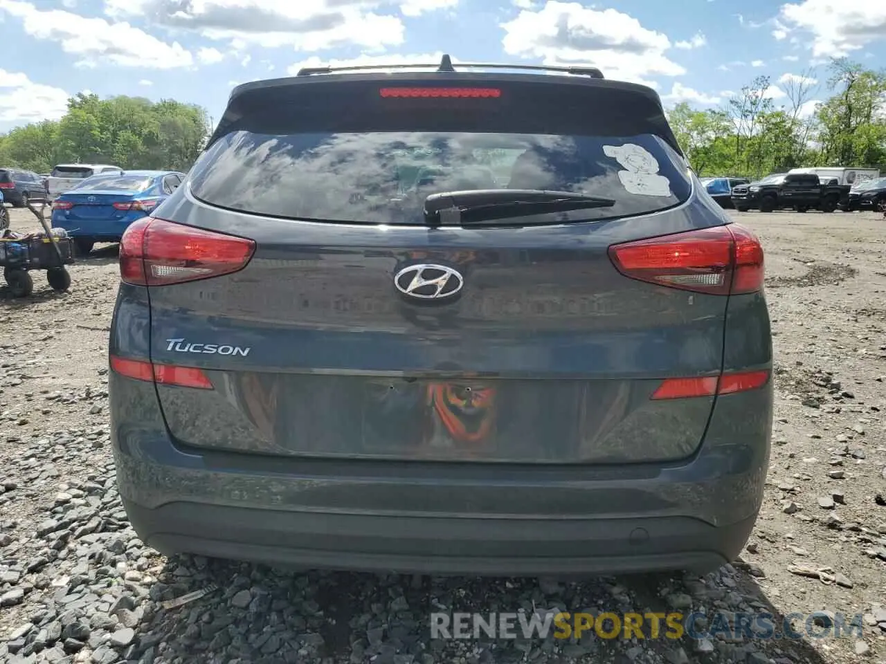 6 fotografías del automóvil dañado KM8J33A43MU306666 HYUNDAI TUCSON 2021