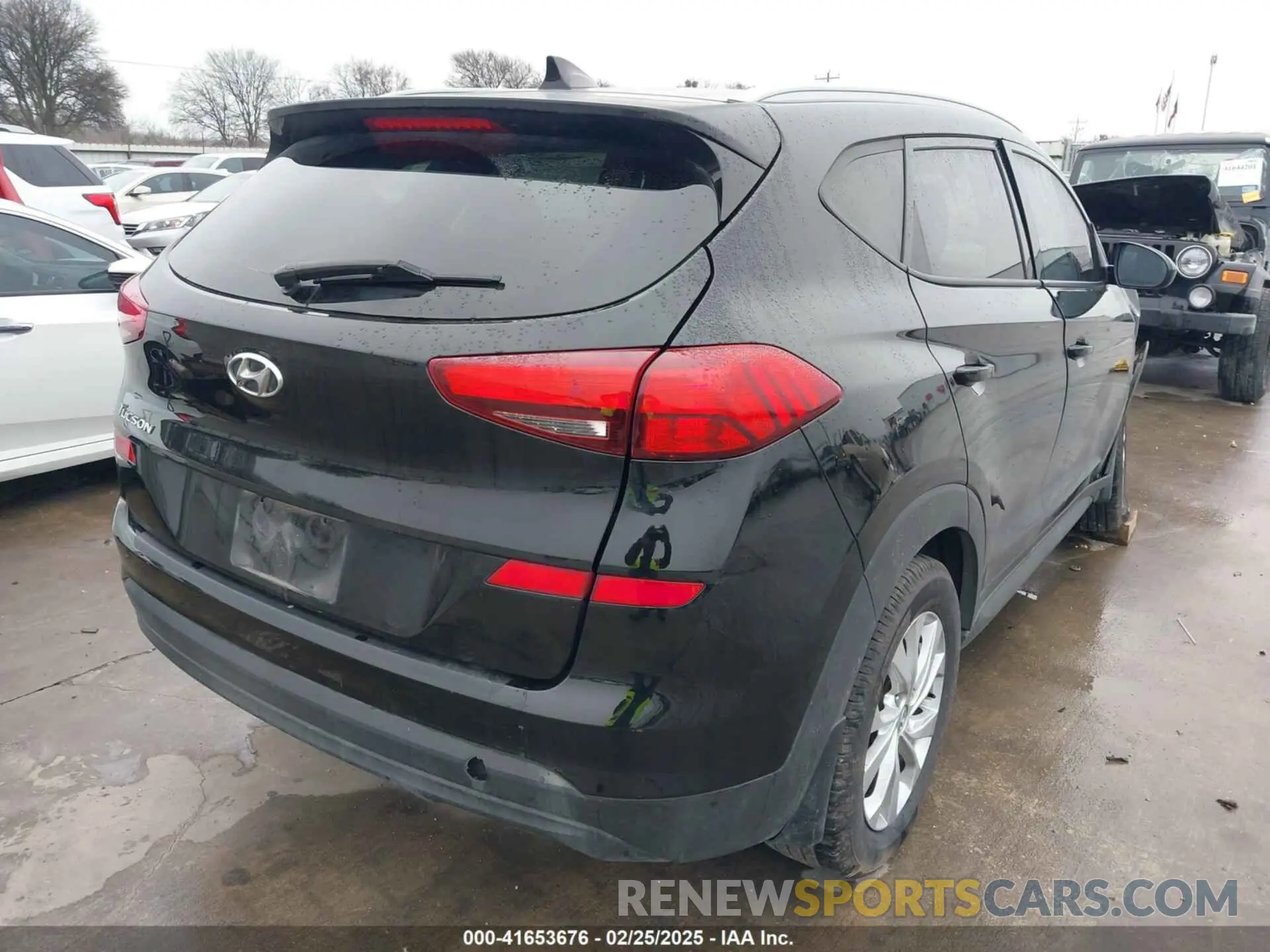 4 fotografías del automóvil dañado KM8J33A44MU309432 HYUNDAI TUCSON 2021