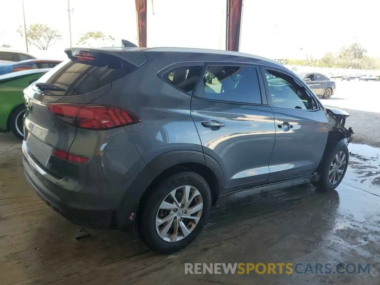 3 fotografías del automóvil dañado KM8J33A44MU313500 HYUNDAI TUCSON 2021