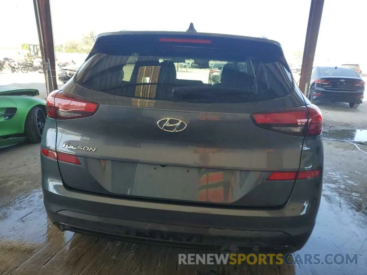 6 fotografías del automóvil dañado KM8J33A44MU313500 HYUNDAI TUCSON 2021