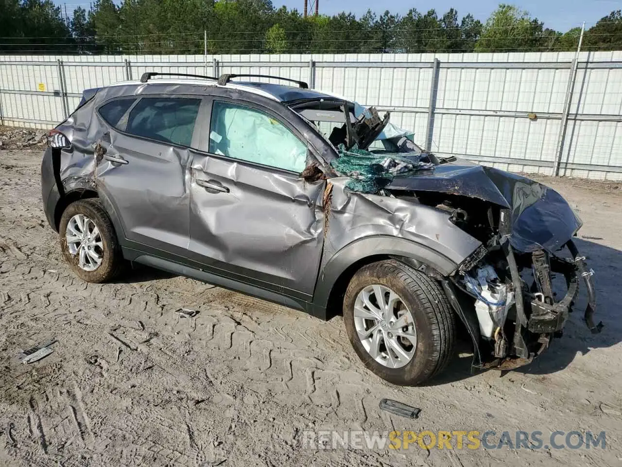 4 fotografías del automóvil dañado KM8J33A44MU328269 HYUNDAI TUCSON 2021