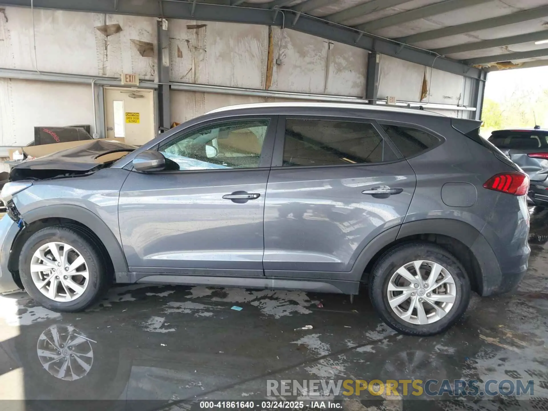 14 fotografías del automóvil dañado KM8J33A45MU296738 HYUNDAI TUCSON 2021