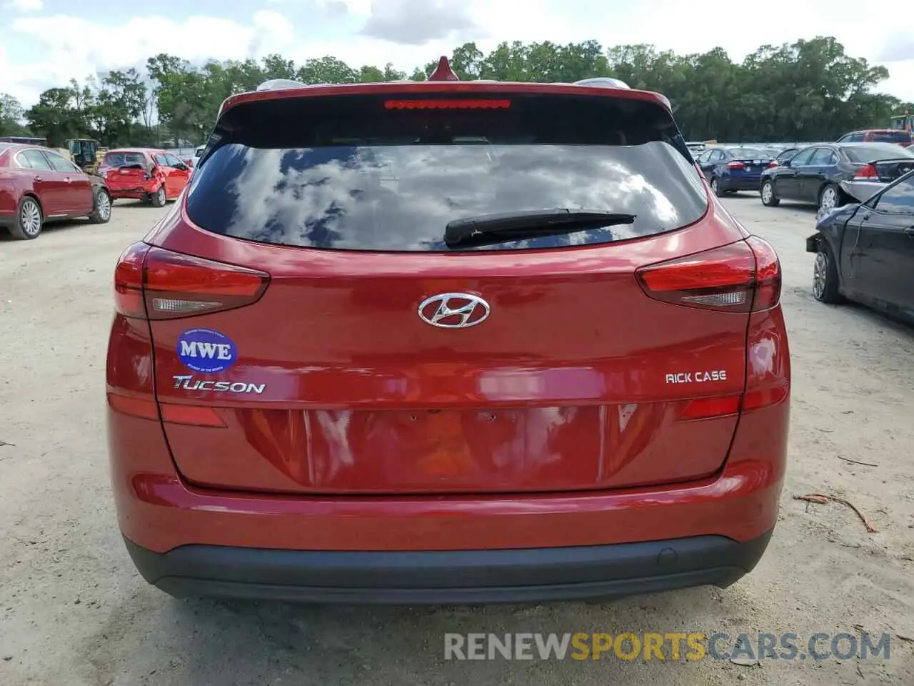 6 fotografías del automóvil dañado KM8J33A45MU341919 HYUNDAI TUCSON 2021