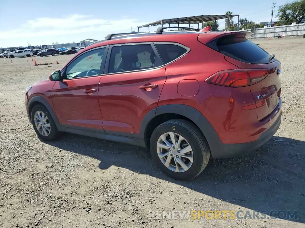 2 fotografías del automóvil dañado KM8J33A46MU386870 HYUNDAI TUCSON 2021