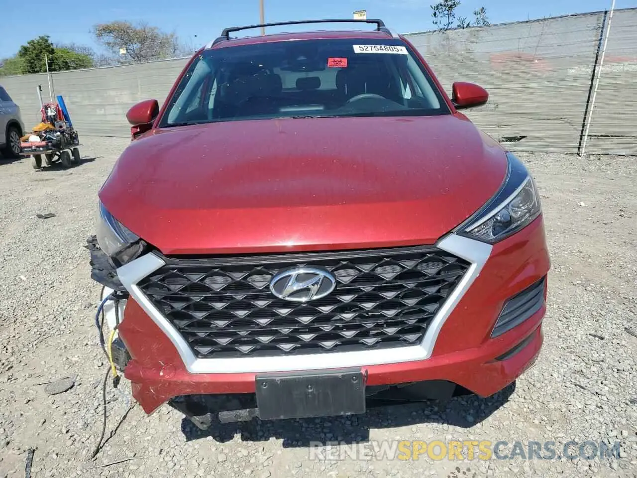 5 fotografías del automóvil dañado KM8J33A46MU386870 HYUNDAI TUCSON 2021