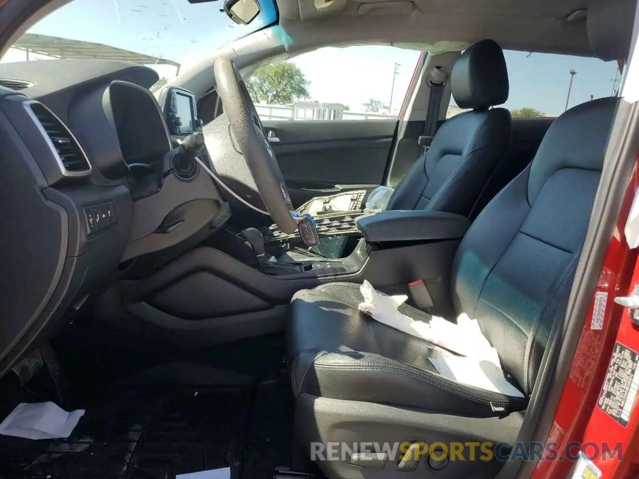 7 fotografías del automóvil dañado KM8J33A46MU386870 HYUNDAI TUCSON 2021