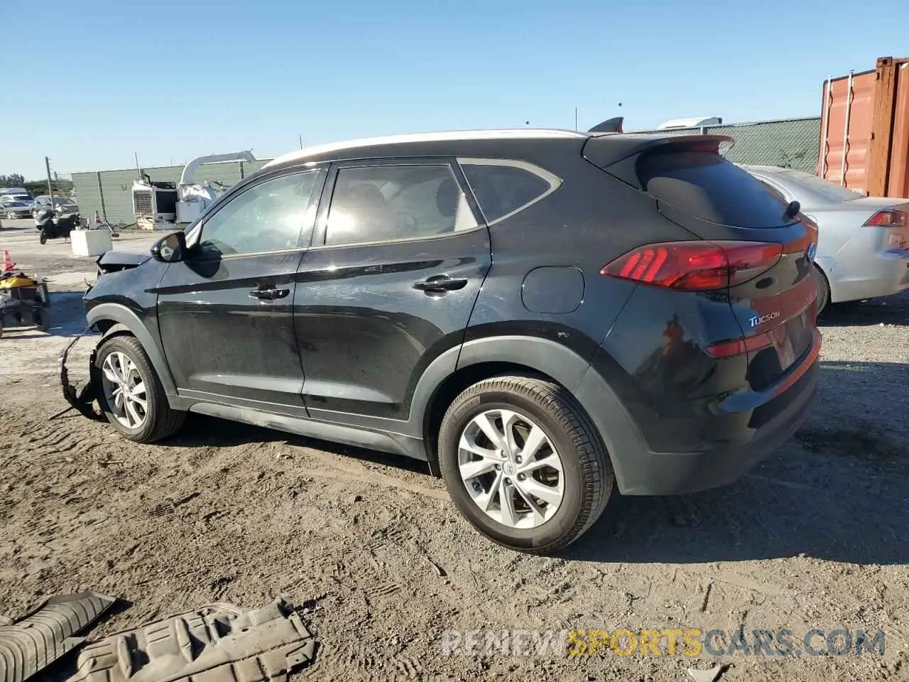 2 fotografías del automóvil dañado KM8J33A46MU395259 HYUNDAI TUCSON 2021