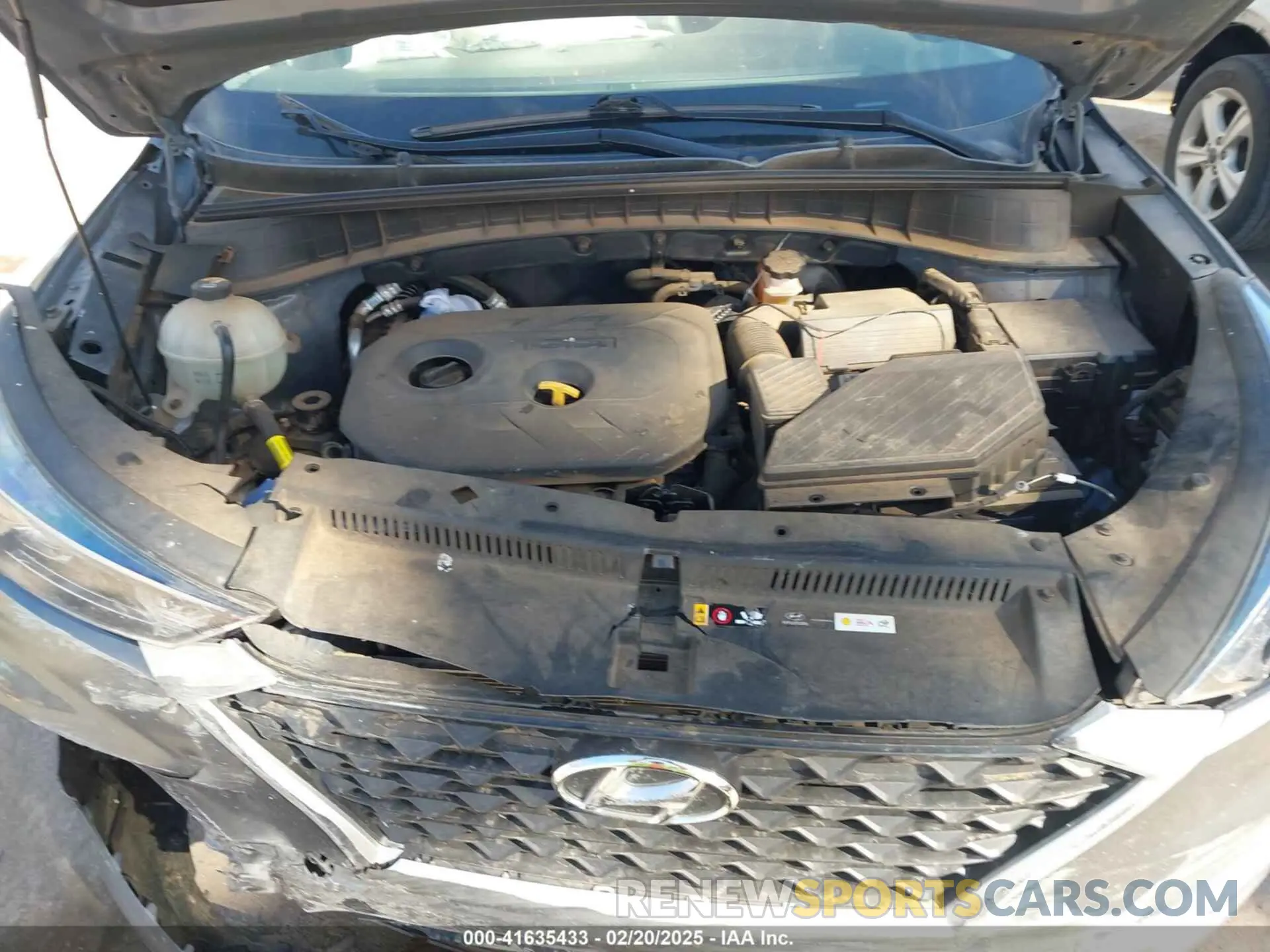 10 fotografías del automóvil dañado KM8J33A47MU317301 HYUNDAI TUCSON 2021