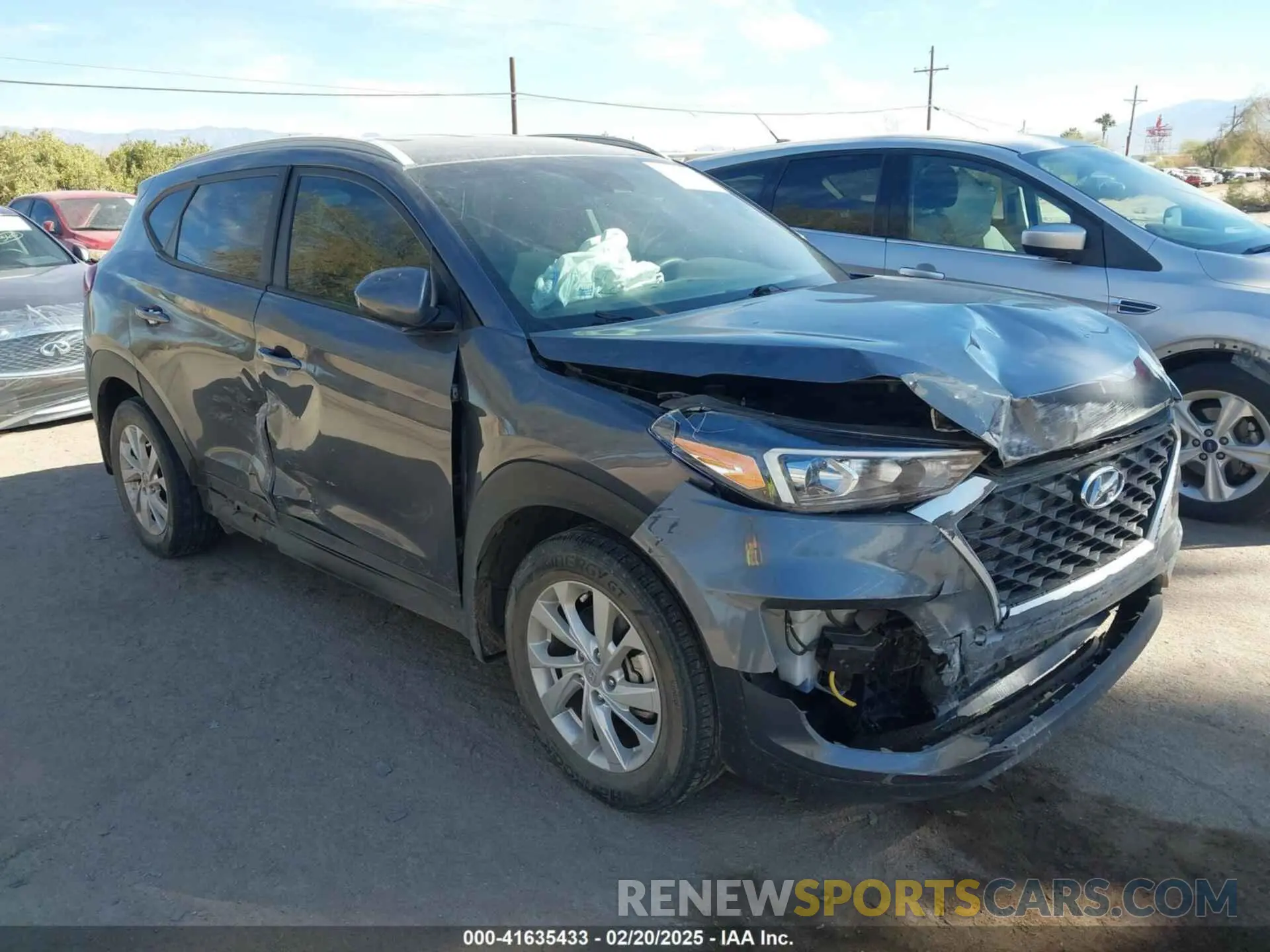 6 fotografías del automóvil dañado KM8J33A47MU317301 HYUNDAI TUCSON 2021