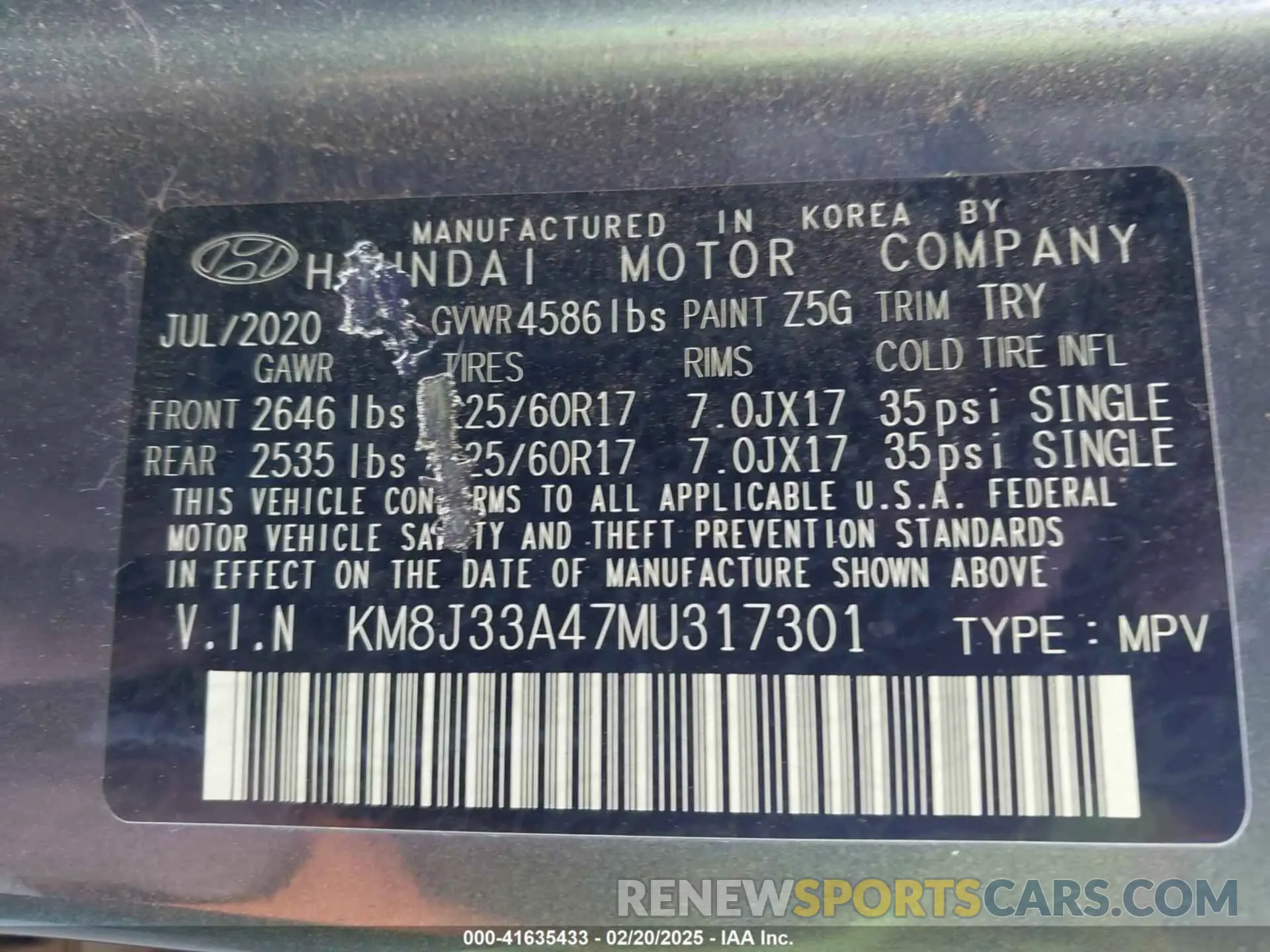9 fotografías del automóvil dañado KM8J33A47MU317301 HYUNDAI TUCSON 2021
