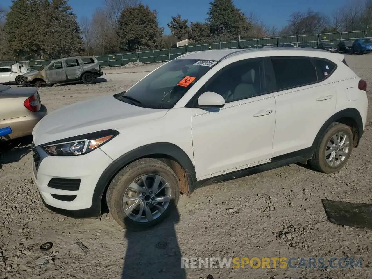 1 fotografías del automóvil dañado KM8J33A47MU331070 HYUNDAI TUCSON 2021