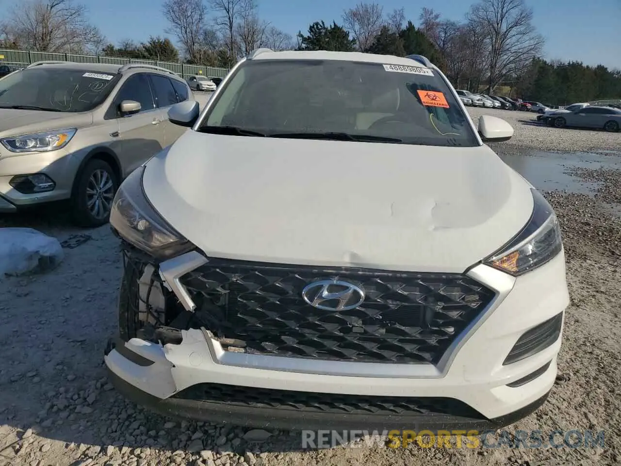 5 fotografías del automóvil dañado KM8J33A47MU331070 HYUNDAI TUCSON 2021