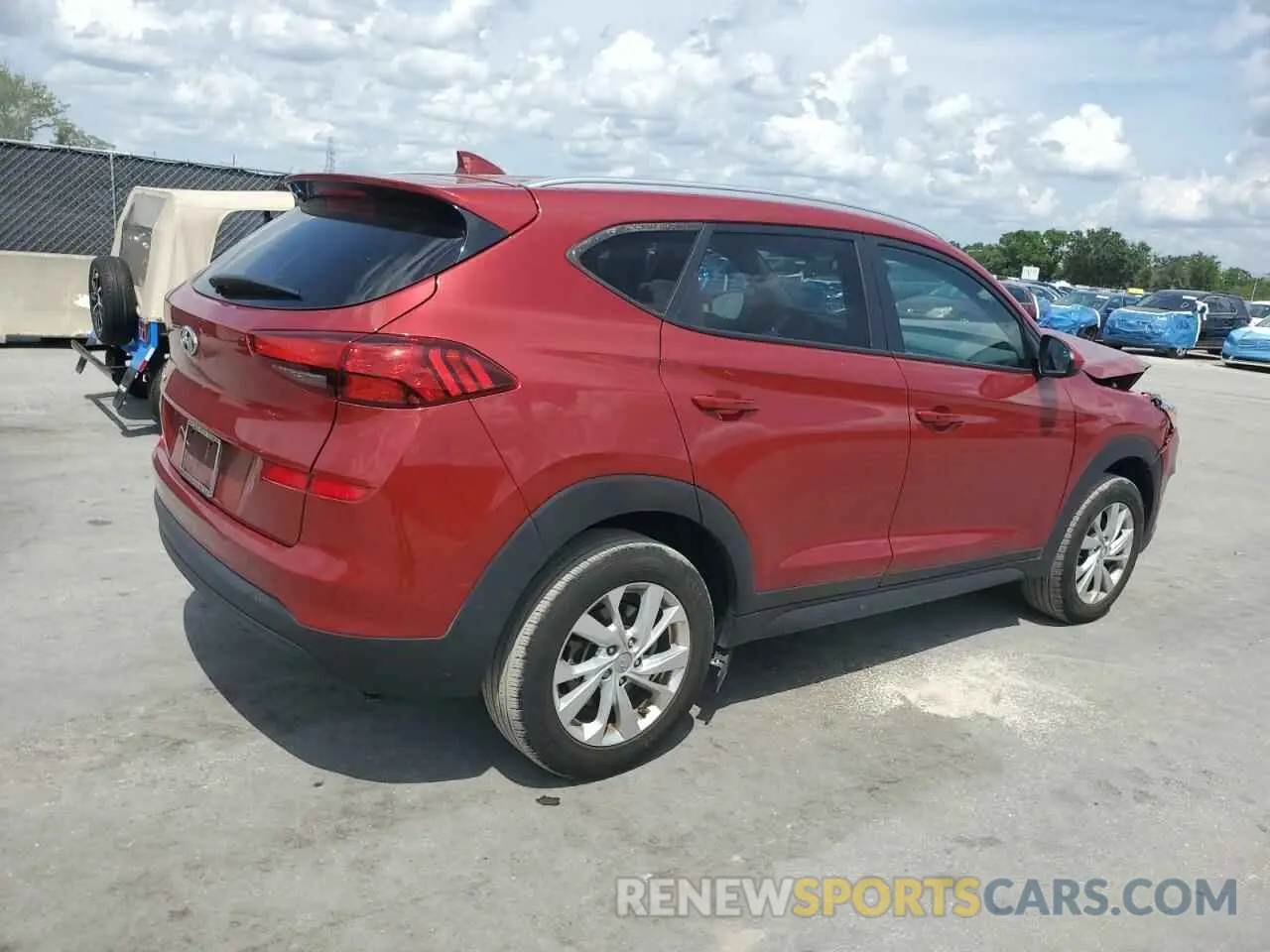 3 fotografías del automóvil dañado KM8J33A47MU401974 HYUNDAI TUCSON 2021