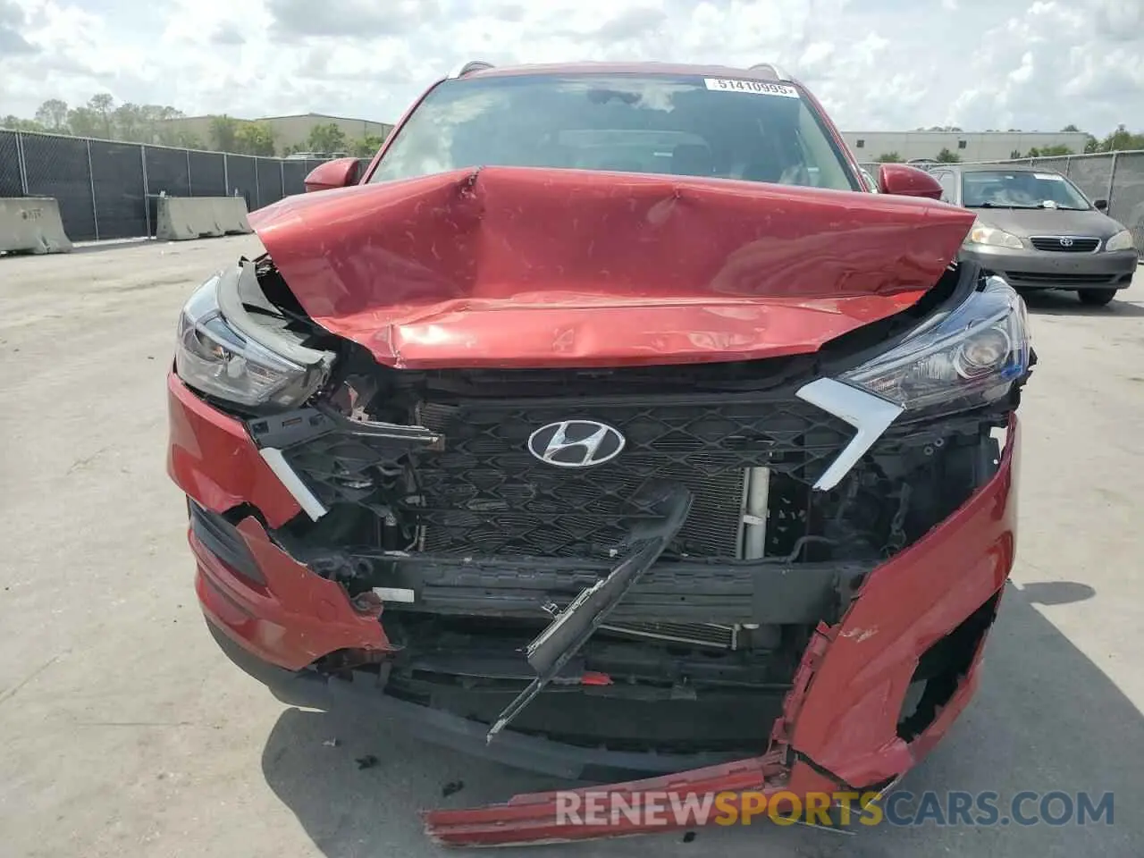 5 fotografías del automóvil dañado KM8J33A47MU401974 HYUNDAI TUCSON 2021