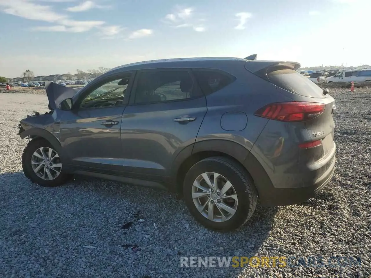 2 fotografías del automóvil dañado KM8J33A49MU343320 HYUNDAI TUCSON 2021