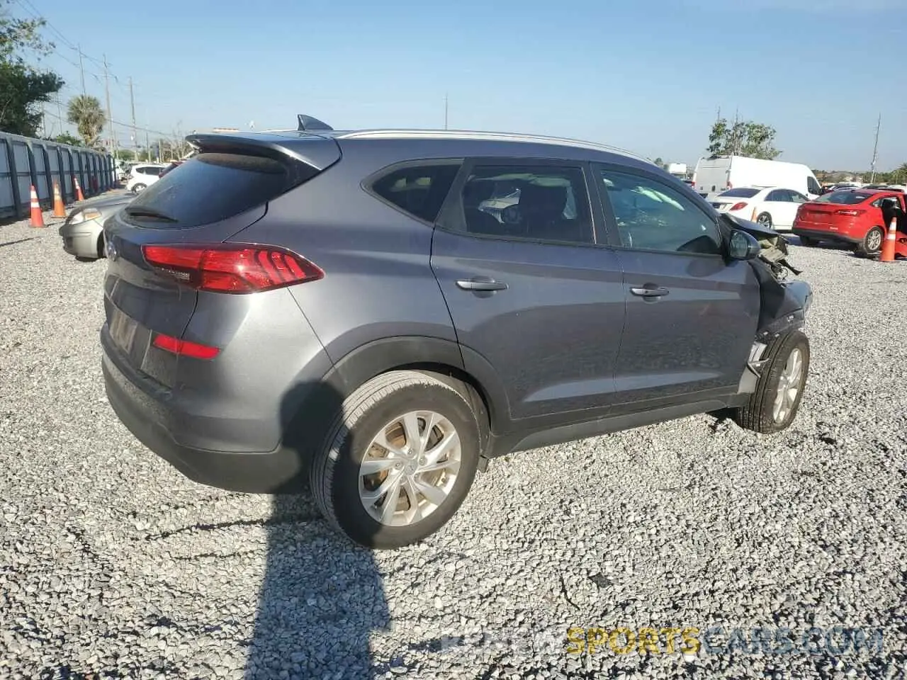 3 fotografías del automóvil dañado KM8J33A49MU343320 HYUNDAI TUCSON 2021