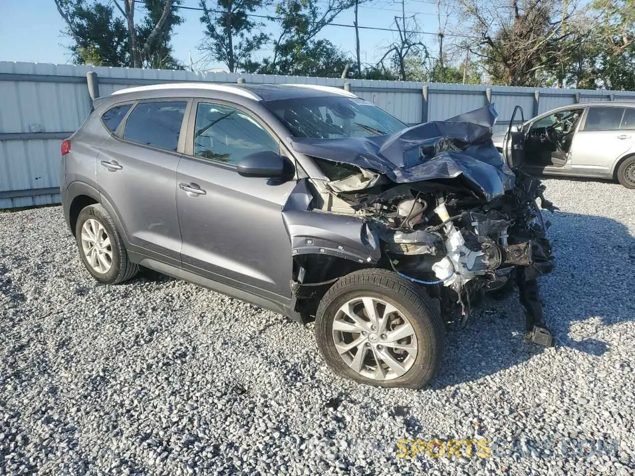 4 fotografías del automóvil dañado KM8J33A49MU343320 HYUNDAI TUCSON 2021