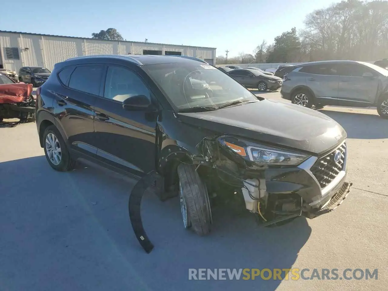 4 fotografías del automóvil dañado KM8J33A49MU353247 HYUNDAI TUCSON 2021