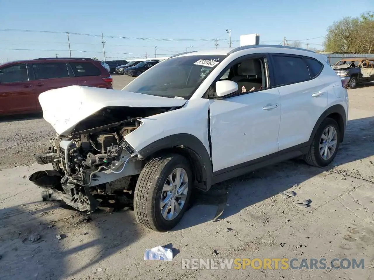 1 fotografías del automóvil dañado KM8J33A4XMU318040 HYUNDAI TUCSON 2021
