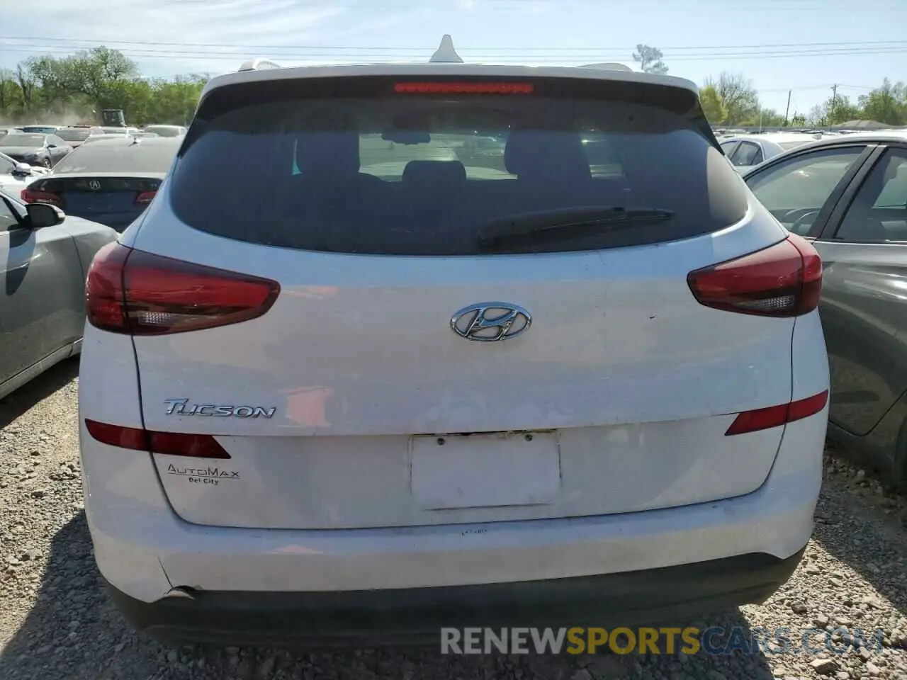 6 fotografías del automóvil dañado KM8J33A4XMU318040 HYUNDAI TUCSON 2021
