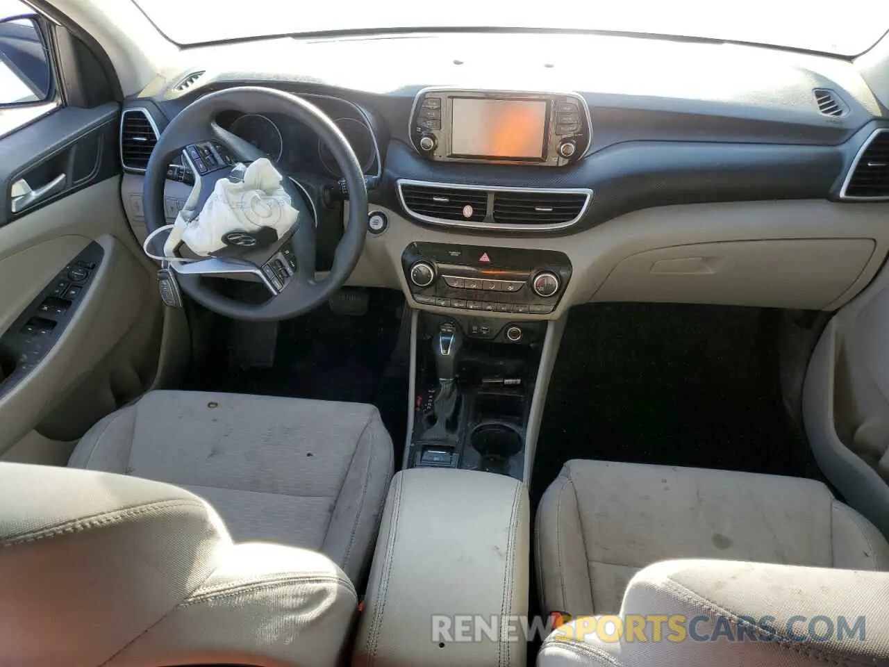 8 fotografías del automóvil dañado KM8J33A4XMU318040 HYUNDAI TUCSON 2021