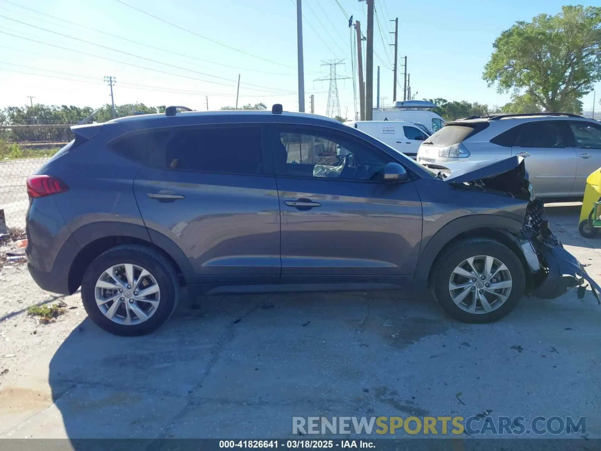 14 fotografías del automóvil dañado KM8J33A4XMU364628 HYUNDAI TUCSON 2021