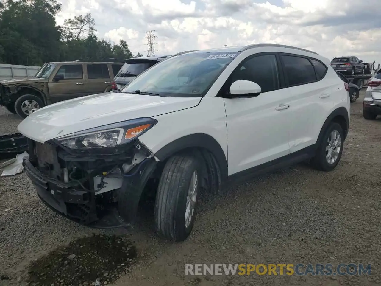 1 fotografías del automóvil dañado KM8J33A4XMU385687 HYUNDAI TUCSON 2021