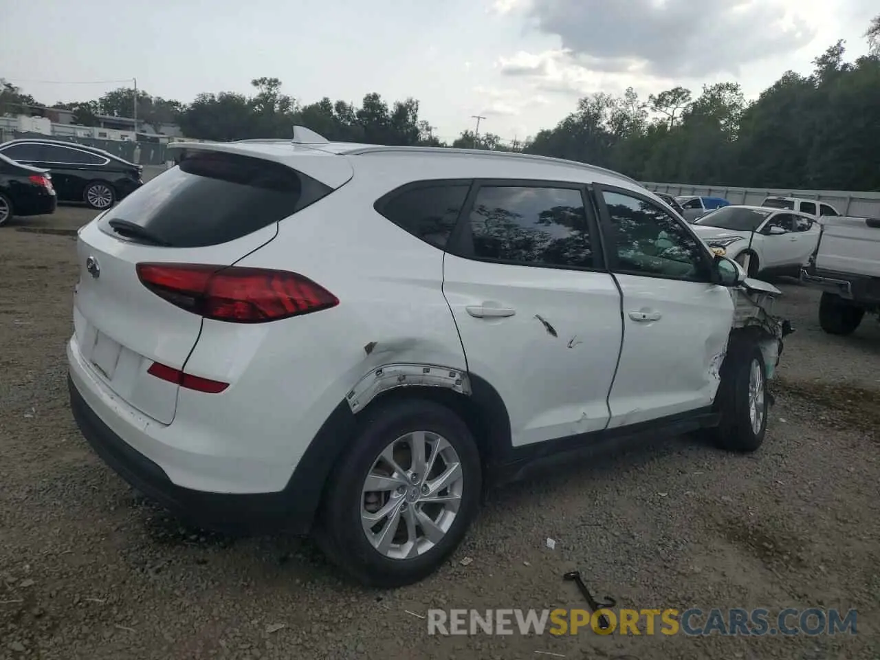 3 fotografías del automóvil dañado KM8J33A4XMU385687 HYUNDAI TUCSON 2021