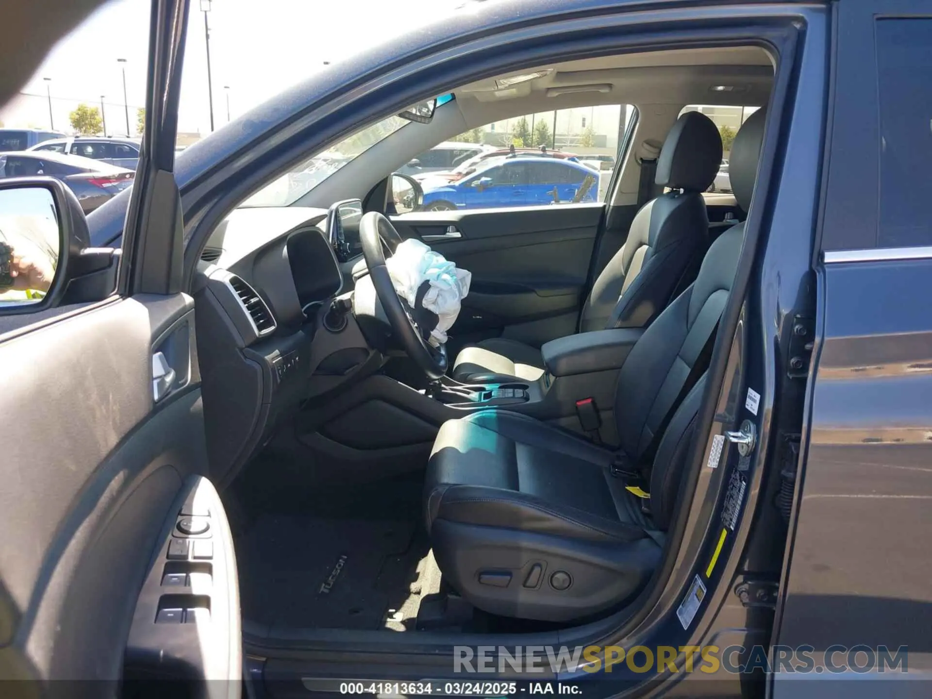 5 fotografías del automóvil dañado KM8J33AL0MU300525 HYUNDAI TUCSON 2021