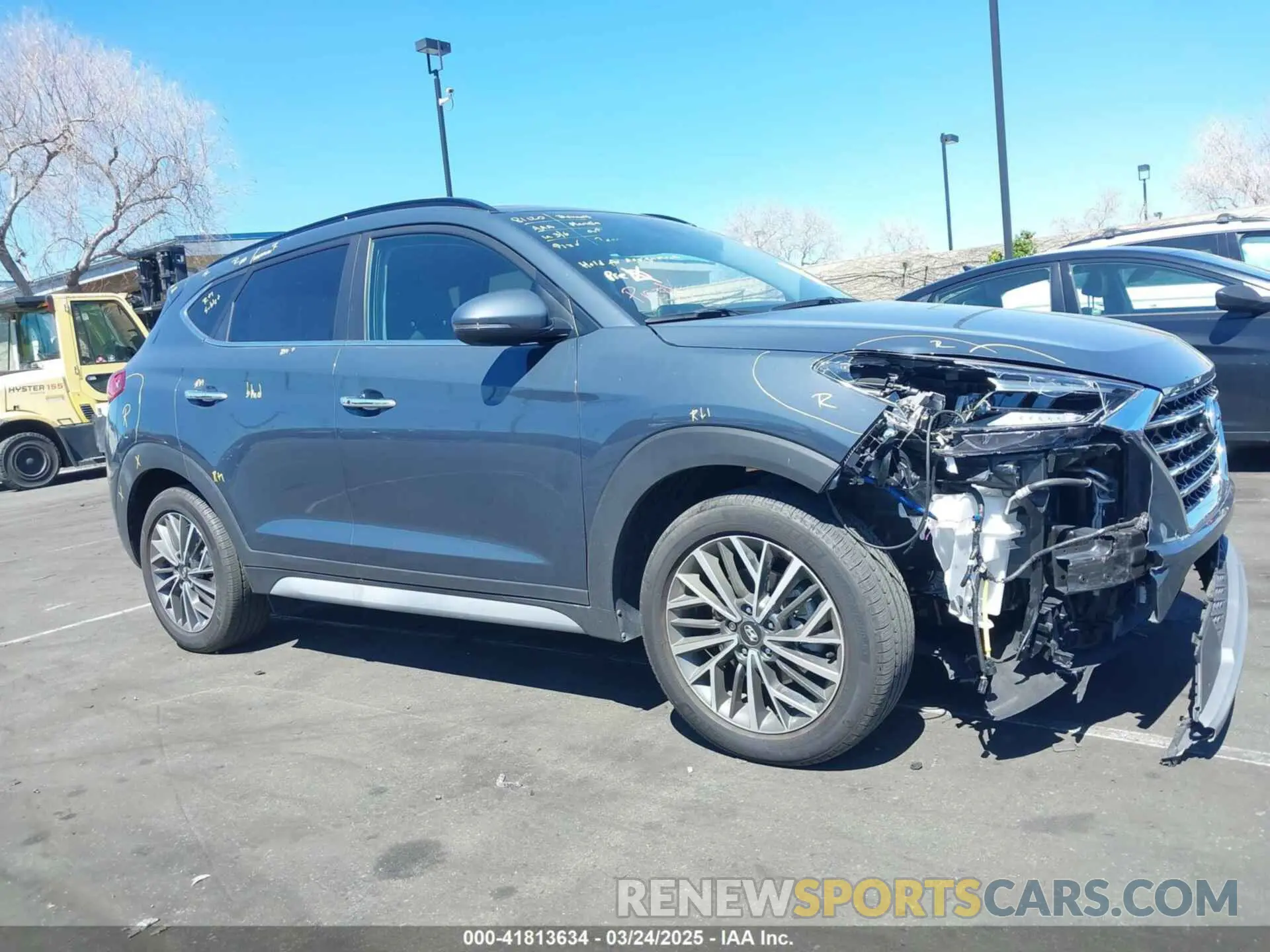6 fotografías del automóvil dañado KM8J33AL0MU300525 HYUNDAI TUCSON 2021