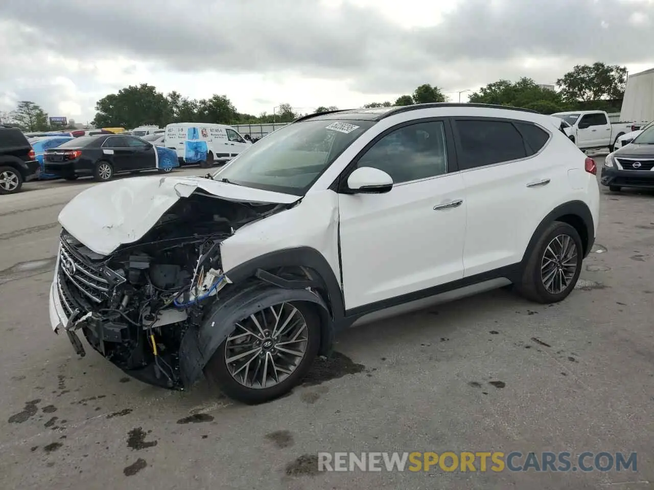 1 fotografías del automóvil dañado KM8J33AL0MU385026 HYUNDAI TUCSON 2021