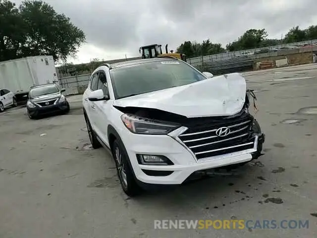 12 fotografías del automóvil dañado KM8J33AL0MU385026 HYUNDAI TUCSON 2021