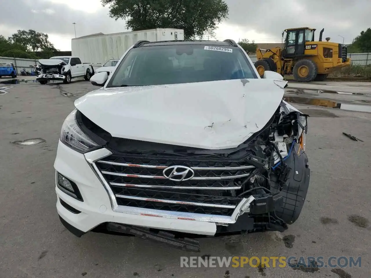 5 fotografías del automóvil dañado KM8J33AL0MU385026 HYUNDAI TUCSON 2021