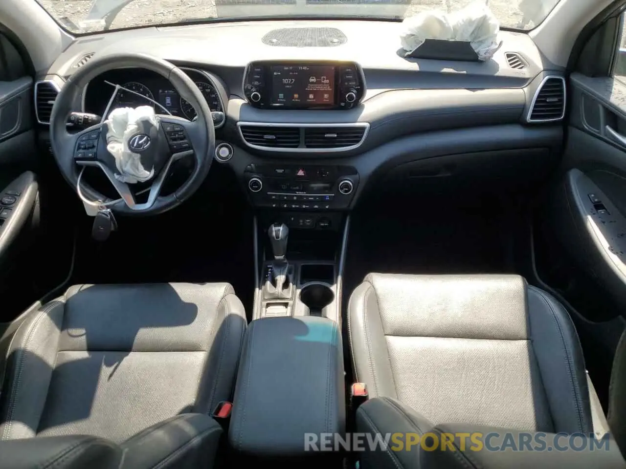 8 fotografías del automóvil dañado KM8J33AL1MU306155 HYUNDAI TUCSON 2021